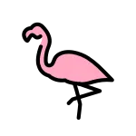 Flamingo SVG Icon
